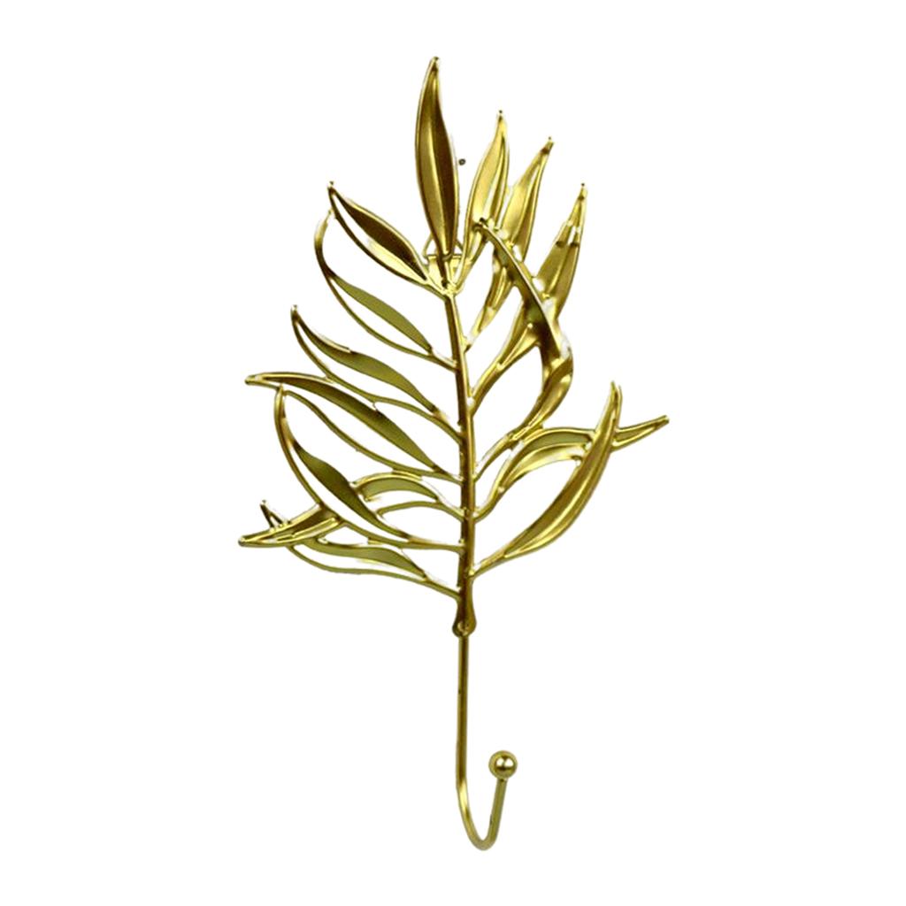 Leaf Shape Hook Door Wall Wardrobe Clothes Bag Key Hanger Home Decor Style 3