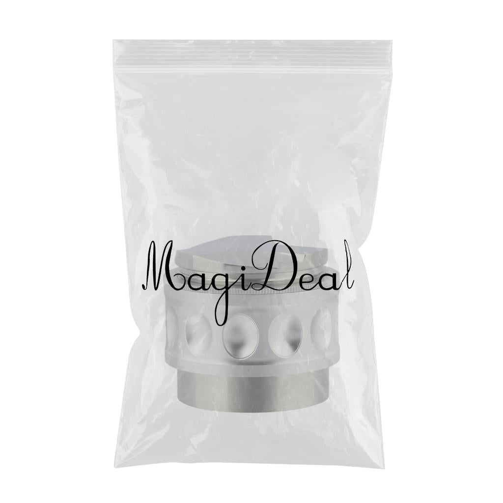 Coffee Distributor Tamper Dual Head Coffee Leveler Distribution 53mm Silver