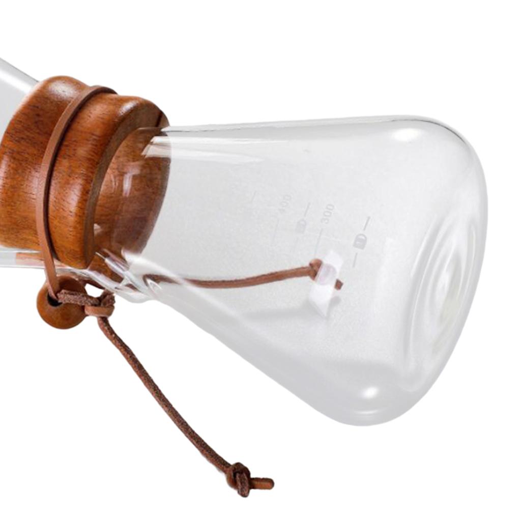 Heat Resistant Glass Teapot Coffee Tea Leaf Herbal Pot 600ml with Filter