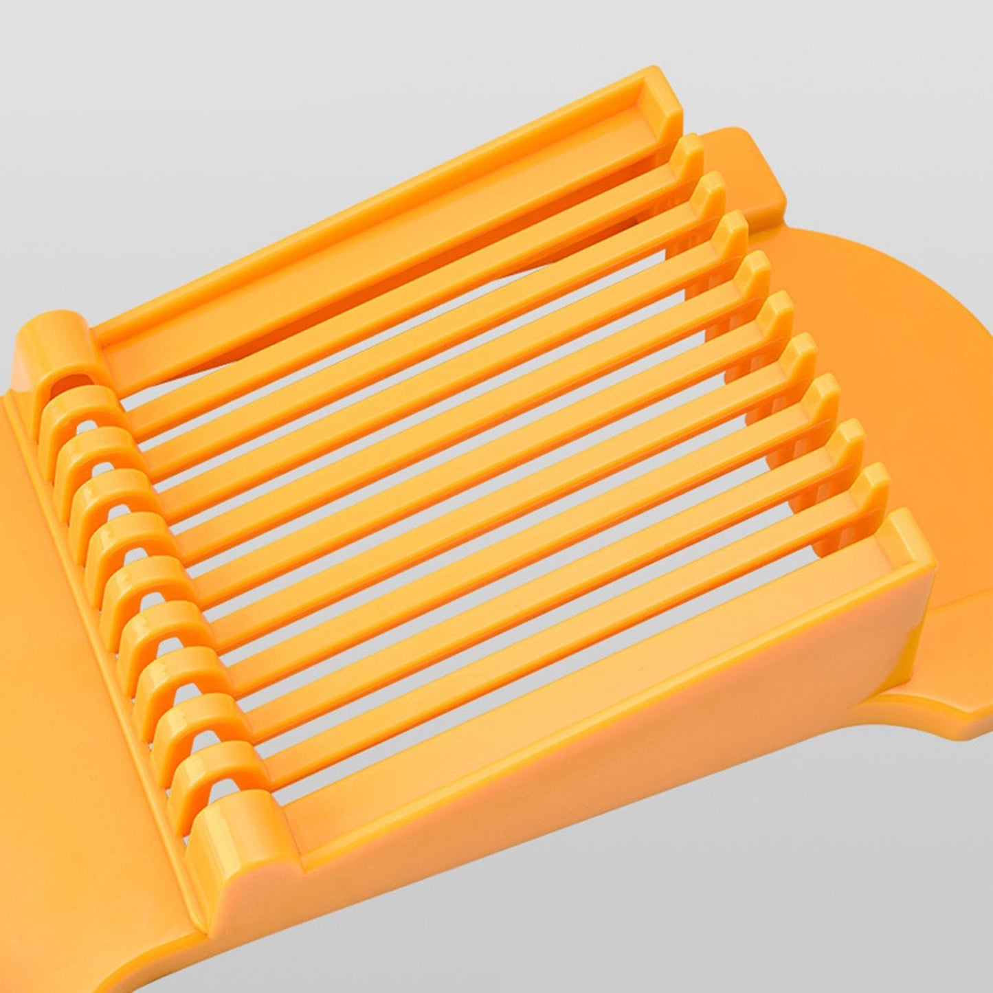 Meat Slicer Egg Fruit Slicer Food Cheese Sushi Cutter with 10 Wires Yellow