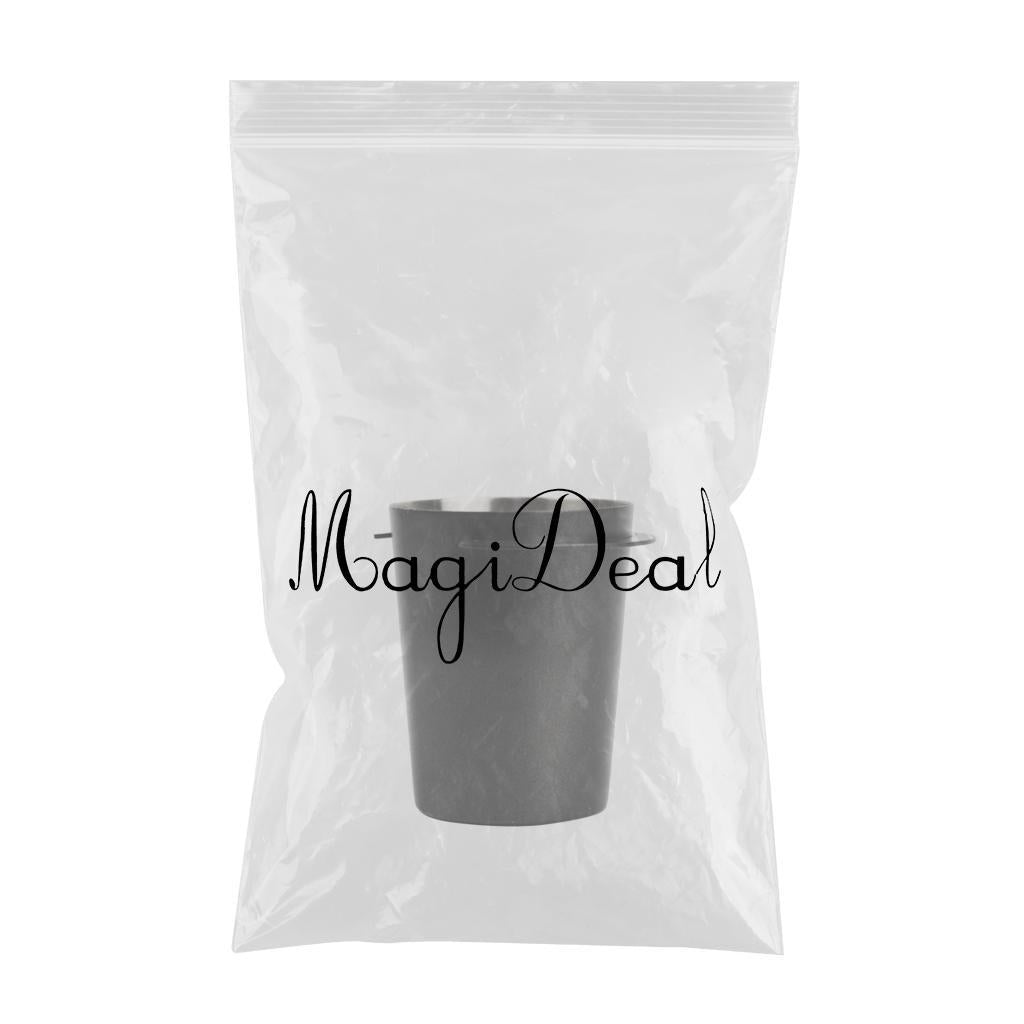 Utility Coffee Dosing Cup Sniffing Mug Fit For 51mm Espresso Machine Black