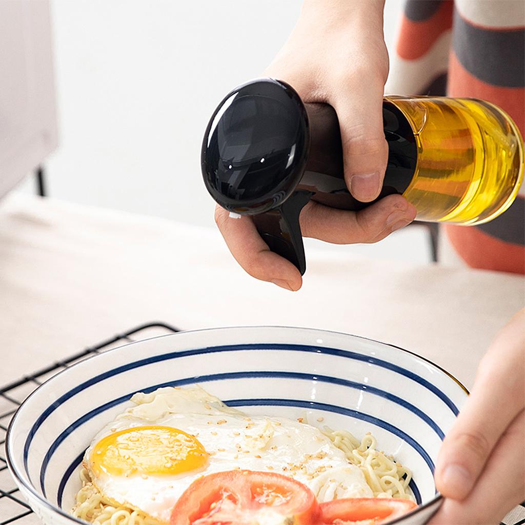Olive Oil Sprayer Cooking Mister Spray Pump Bottle for BBQ Salad Roasting Black