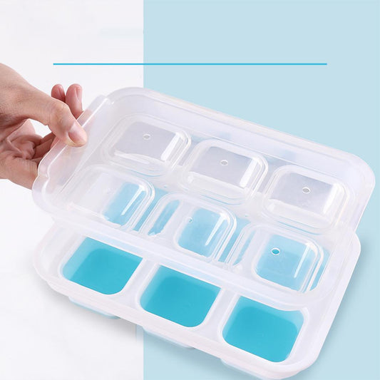 2pcs Ice Cube Tray Pudding Jelly Maker Mold Home Kitchen Mould Accessory Style 1
