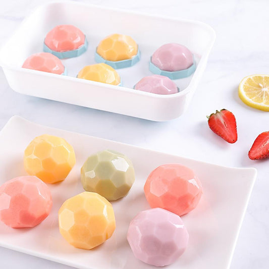 2pcs Ice Cube Tray Pudding Jelly Maker Mold Home Kitchen Mould Accessory Style 2