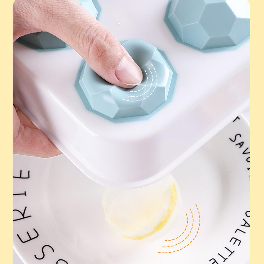 2pcs Ice Cube Tray Pudding Jelly Maker Mold Home Kitchen Mould Accessory Style 2