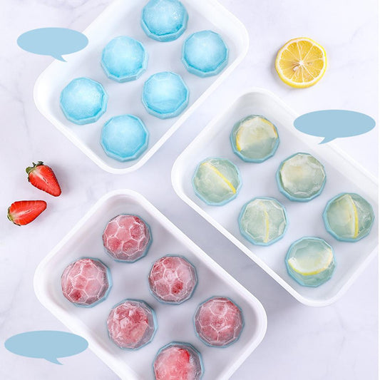 2pcs Ice Cube Tray Pudding Jelly Maker Mold Home Kitchen Mould Accessory Style 3