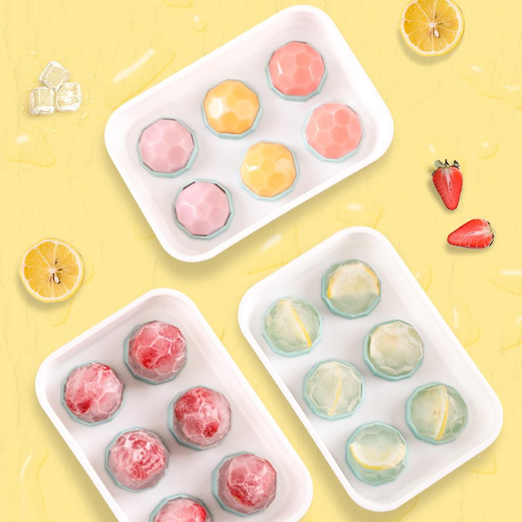 2pcs Ice Cube Tray Pudding Jelly Maker Mold Home Kitchen Mould Accessory Style 3