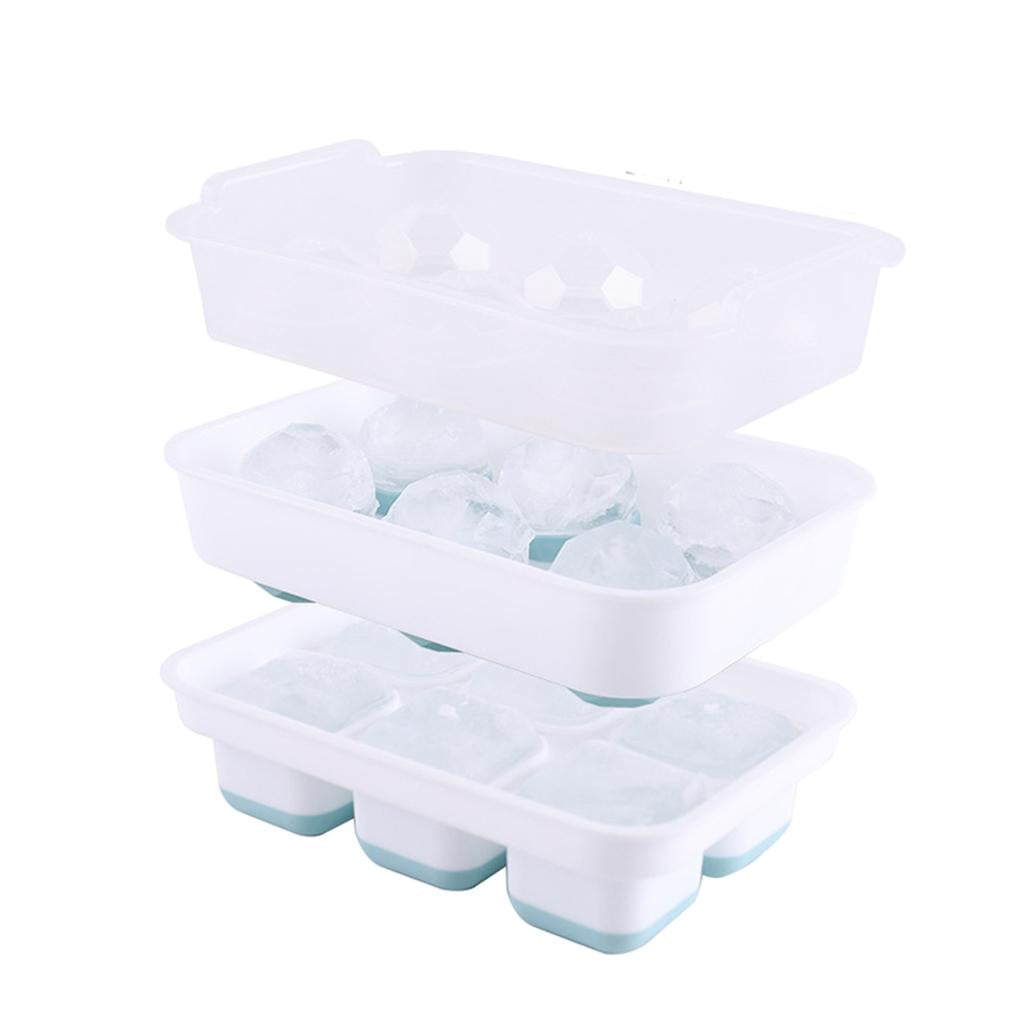 2pcs Ice Cube Tray Pudding Jelly Maker Mold Home Kitchen Mould Accessory Style 3
