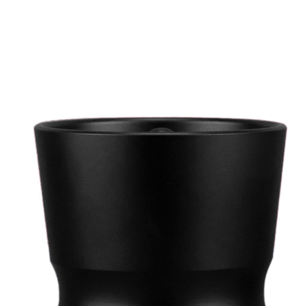 Coffee Dosing Ring Powder Receiver Cup For Espresso Machine Durable Black