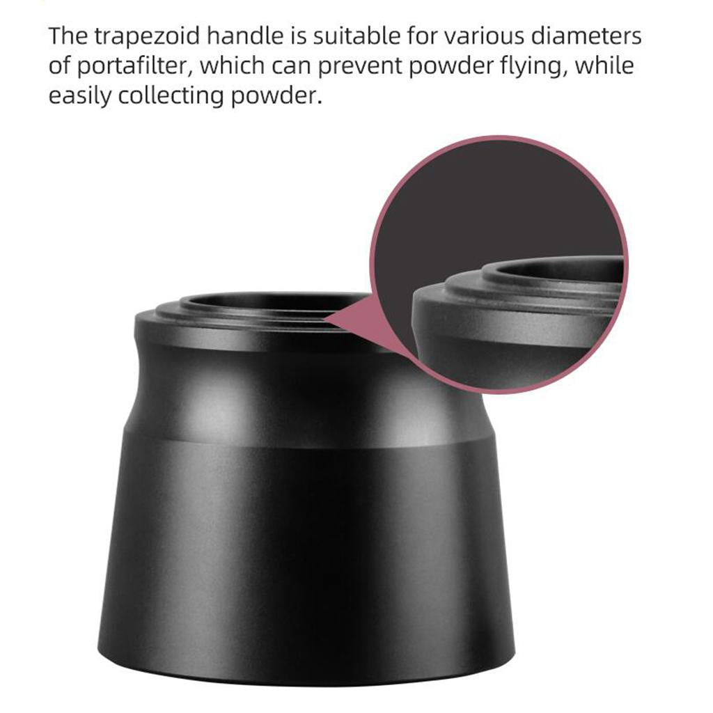 Coffee Dosing Ring Powder Receiver Cup For Espresso Machine Durable Black