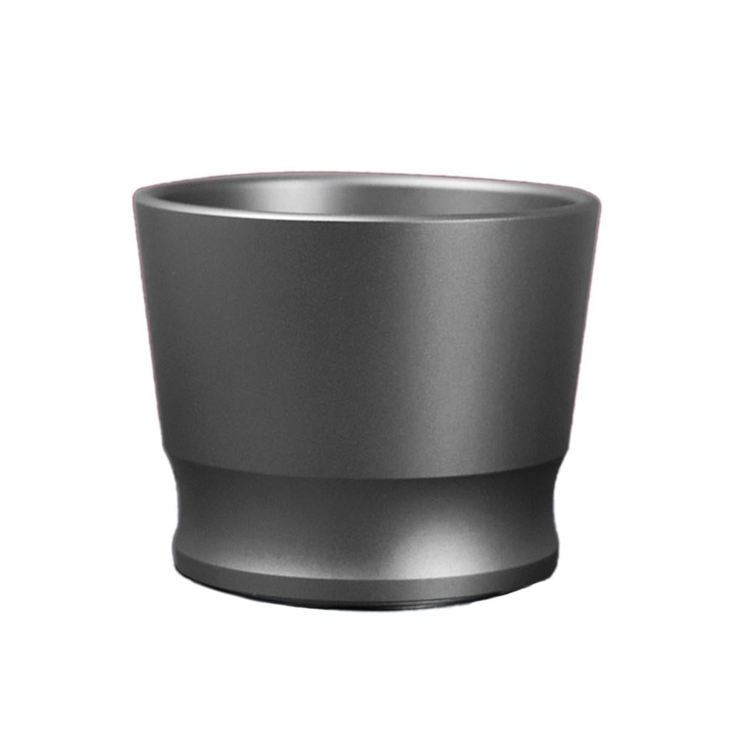 Coffee Dosing Ring Powder Receiver Cup For Espresso Machine Durable Gray