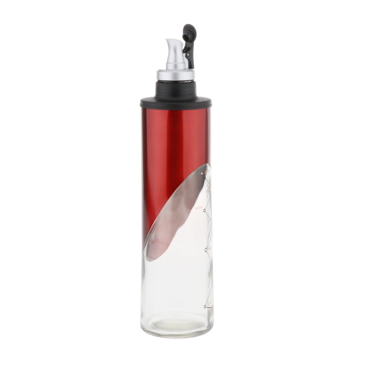 Glass Olive Oil Vinegar Liquor Dispenser Wine Pourer Bar Tools Bottle Red