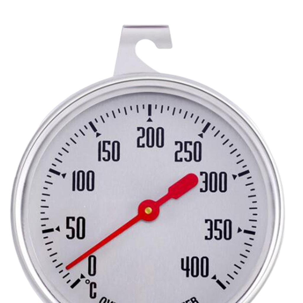 Stainless Steel Instant Read Oven/Grill/Smoker Monitoring Thermometer Silver