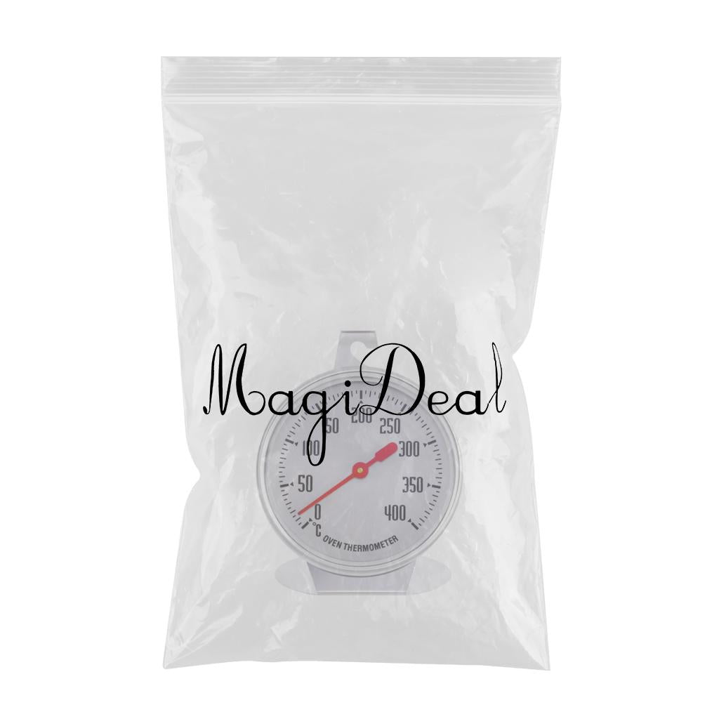 Stainless Steel Instant Read Oven/Grill/Smoker Monitoring Thermometer Silver