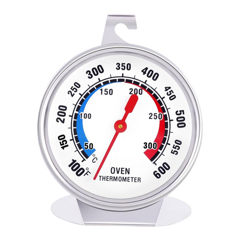Stainless Steel Instant Read Oven/Grill/Smoker Monitoring Thermometer White