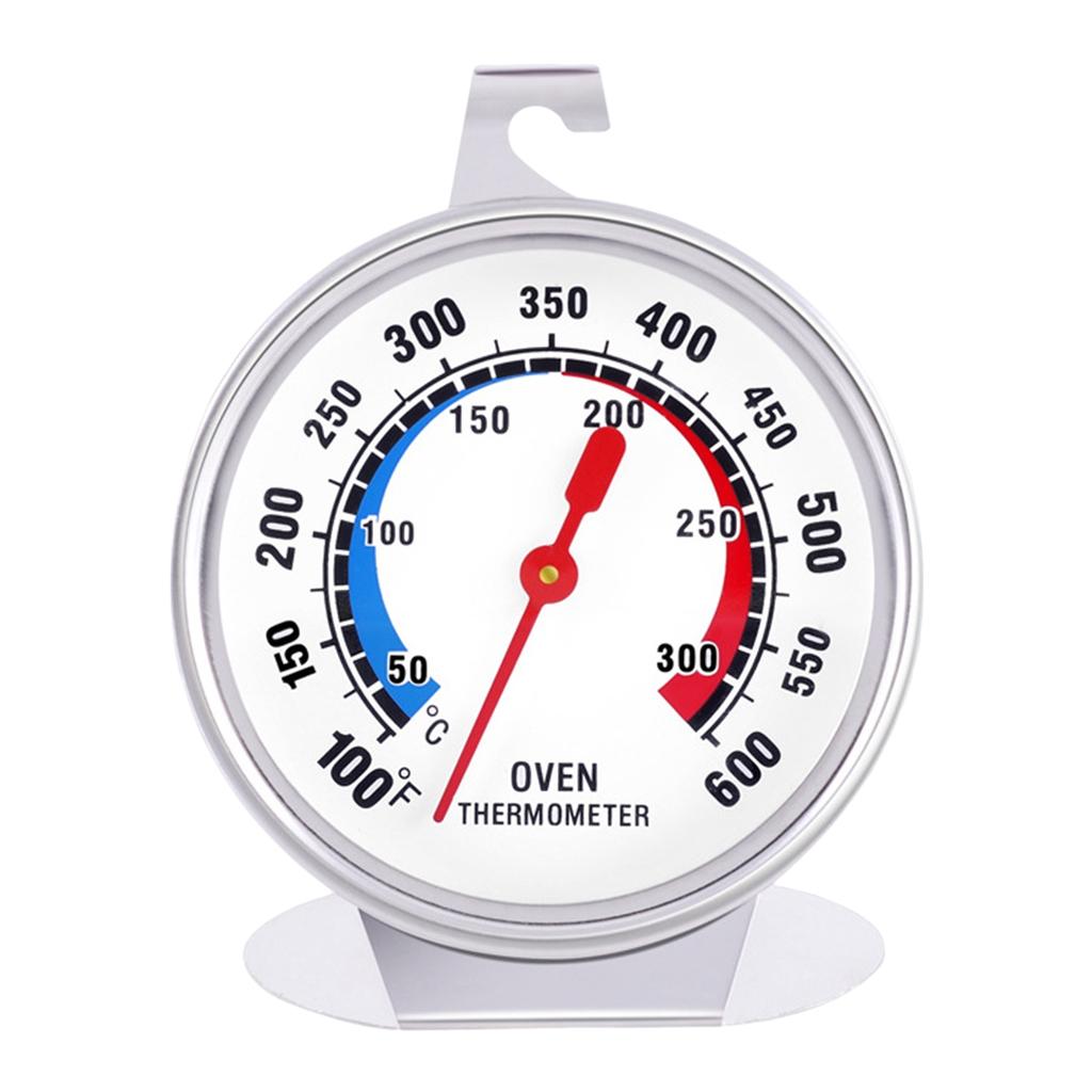 Stainless Steel Instant Read Oven/Grill/Smoker Monitoring Thermometer White