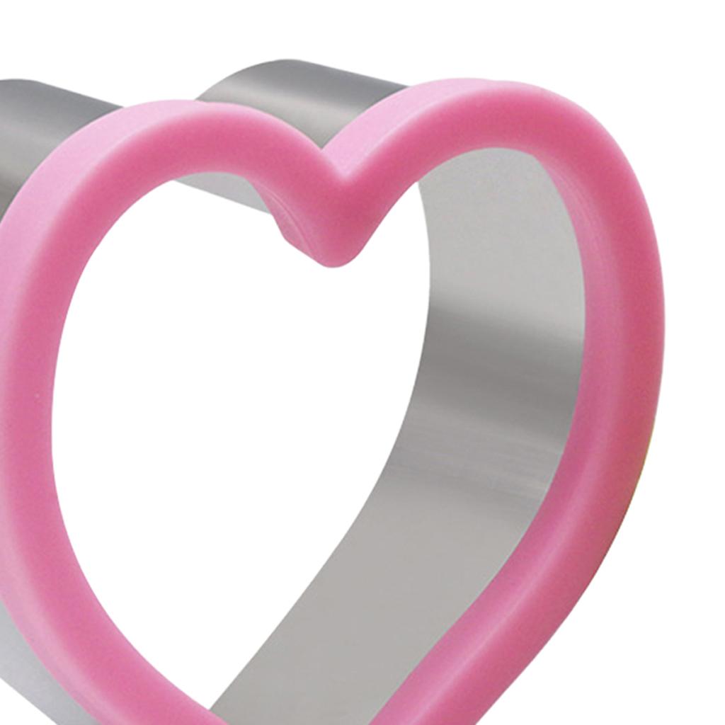 Nonstick Cookies Cutter Paste Pastry Baking Mold Heart Shape Pink