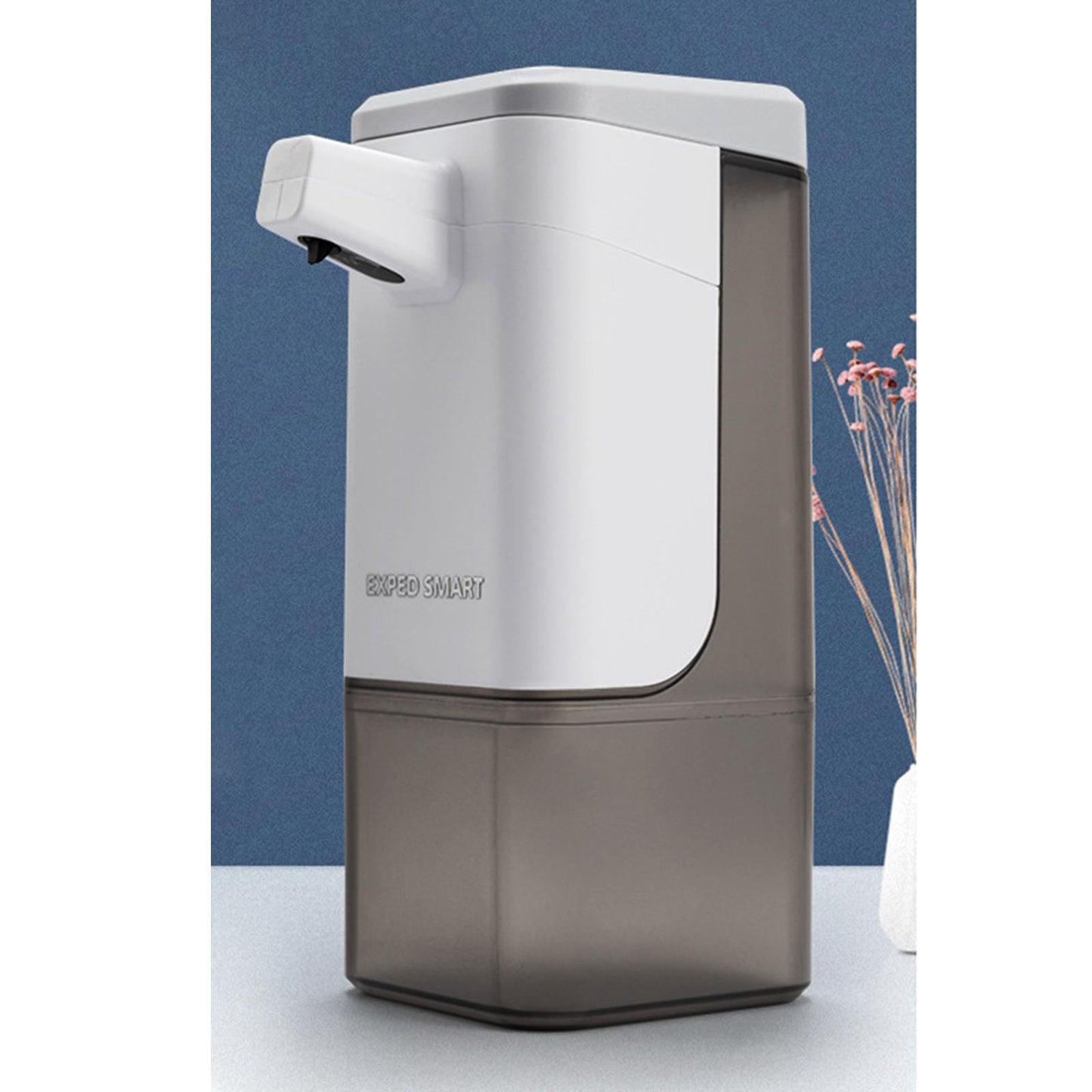 600ml Soap Dispenser Infrared Sensor Adjustable Hand Washer Non-Contact White Gel
