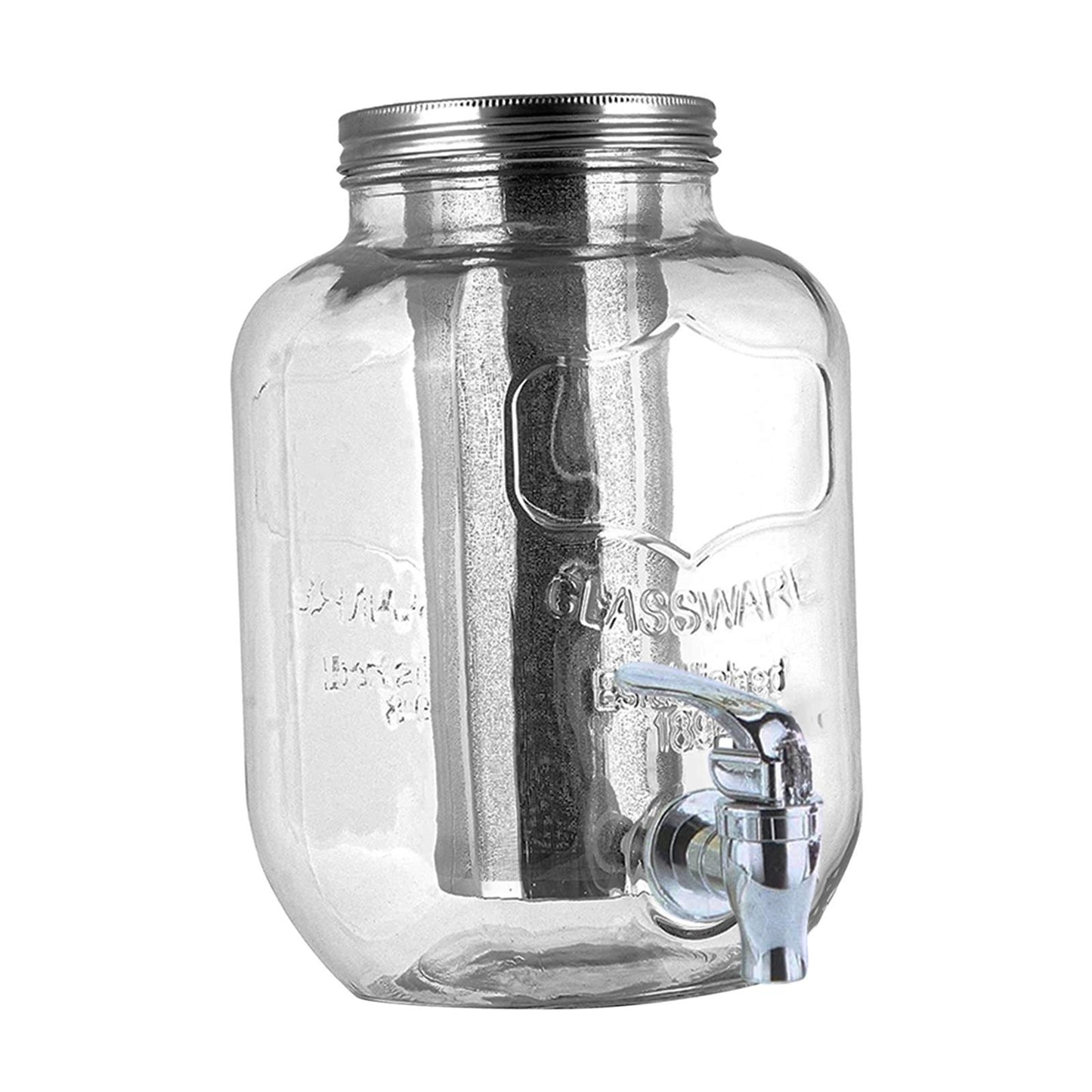 Drinks Dispenser Clear with Lid Juice Dispenser for Kitchen Accessories ABS Head
