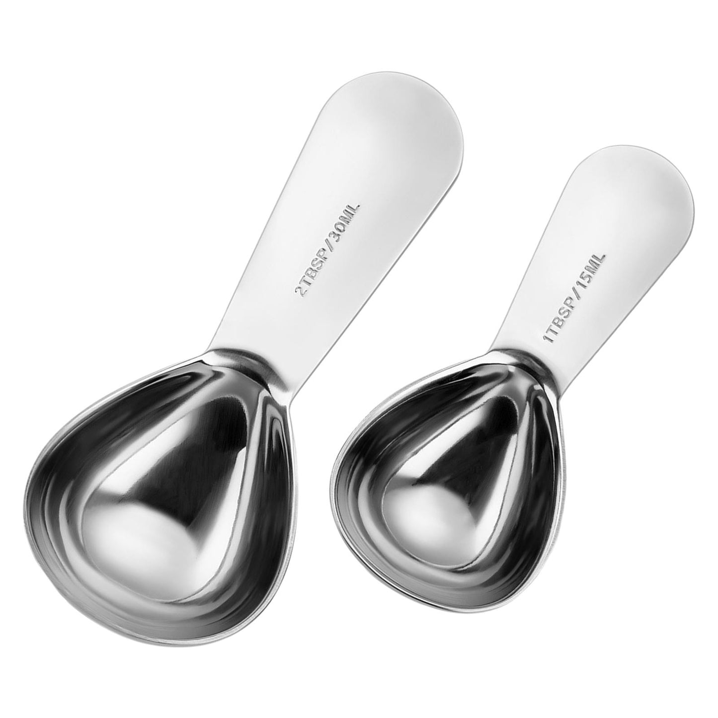 2x 30ml 15ml Coffee Measuring Scoop Spoon Milk Powder Measuring Cooking Tool
