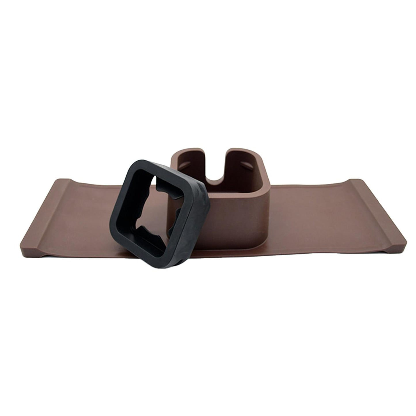 Sofa Arm Rest Coaster Armchair Tray Drink Snack Holder and Ashtray Grey