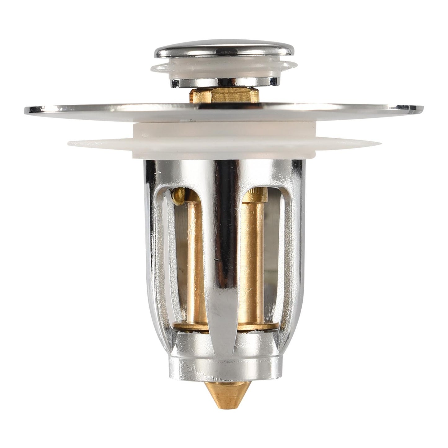 Bounce Drain Filter Anti-Explosion Upgraded Brass for Bathtub Vanity Sink