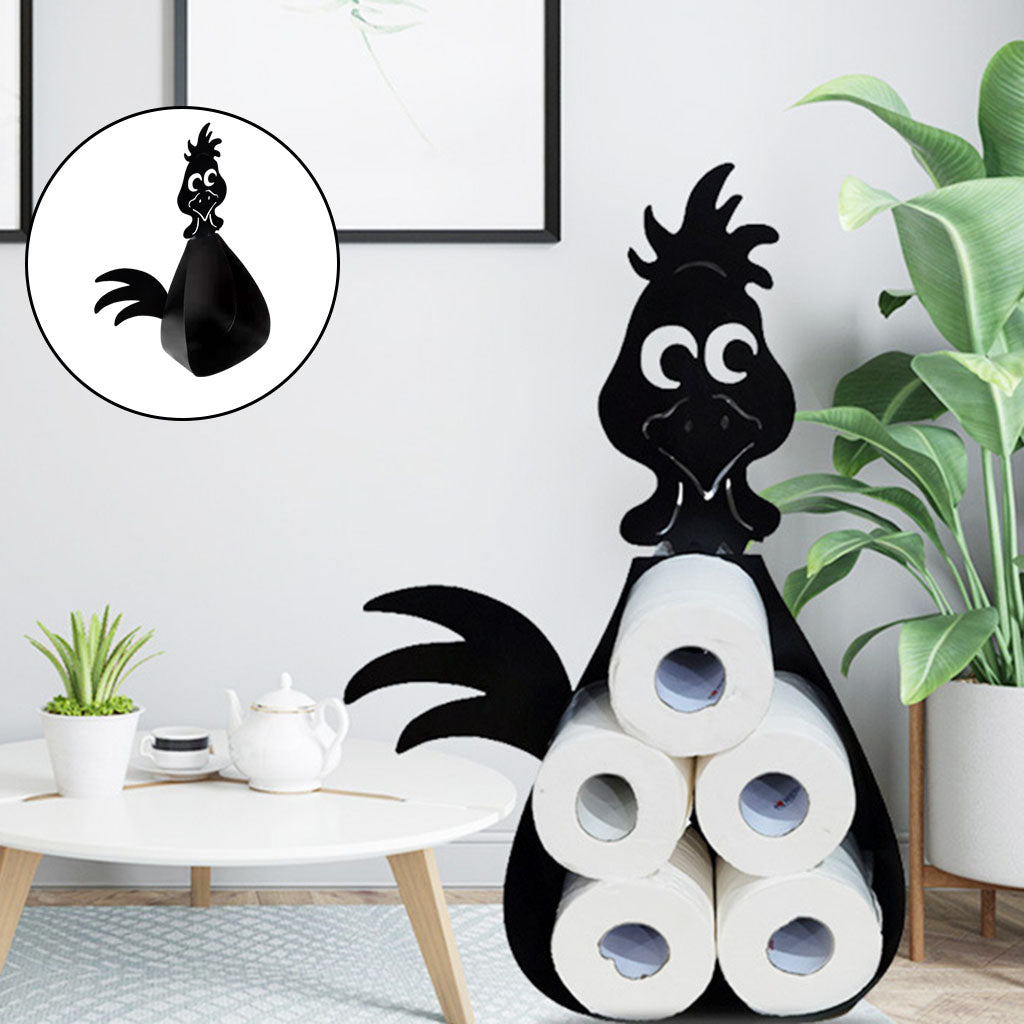 Cute Animal Figure Statue Toilet Paper Holder Office Ornament  Chick