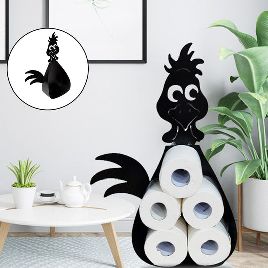 Cute Animal Figure Statue Toilet Paper Holder Office Ornament  Chick