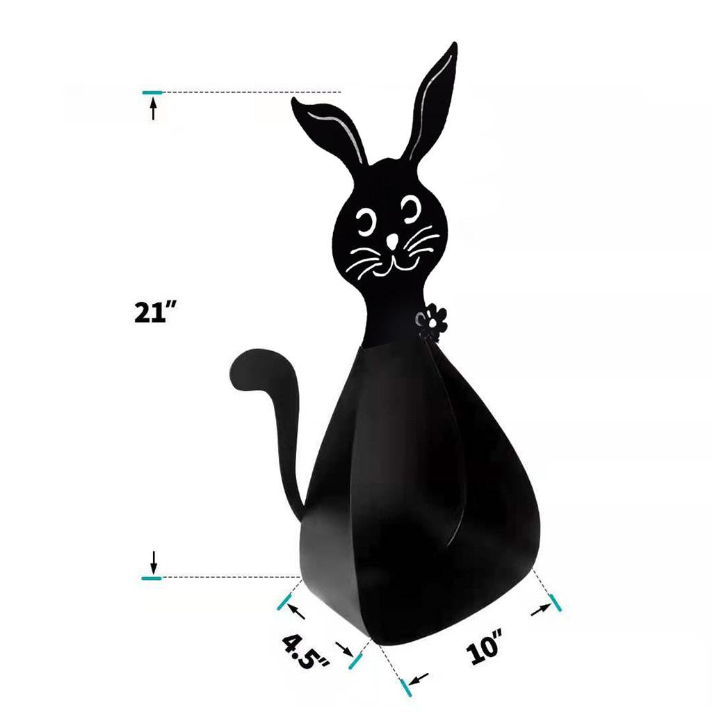 Cute Animal Figure Statue Toilet Paper Holder Office Ornament  Rabbit