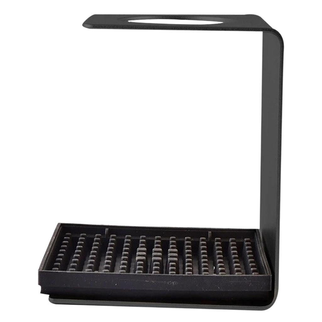 Metal Pour Over Manual Tea Coffee Drip Cup Bracket Rack Accessories Black