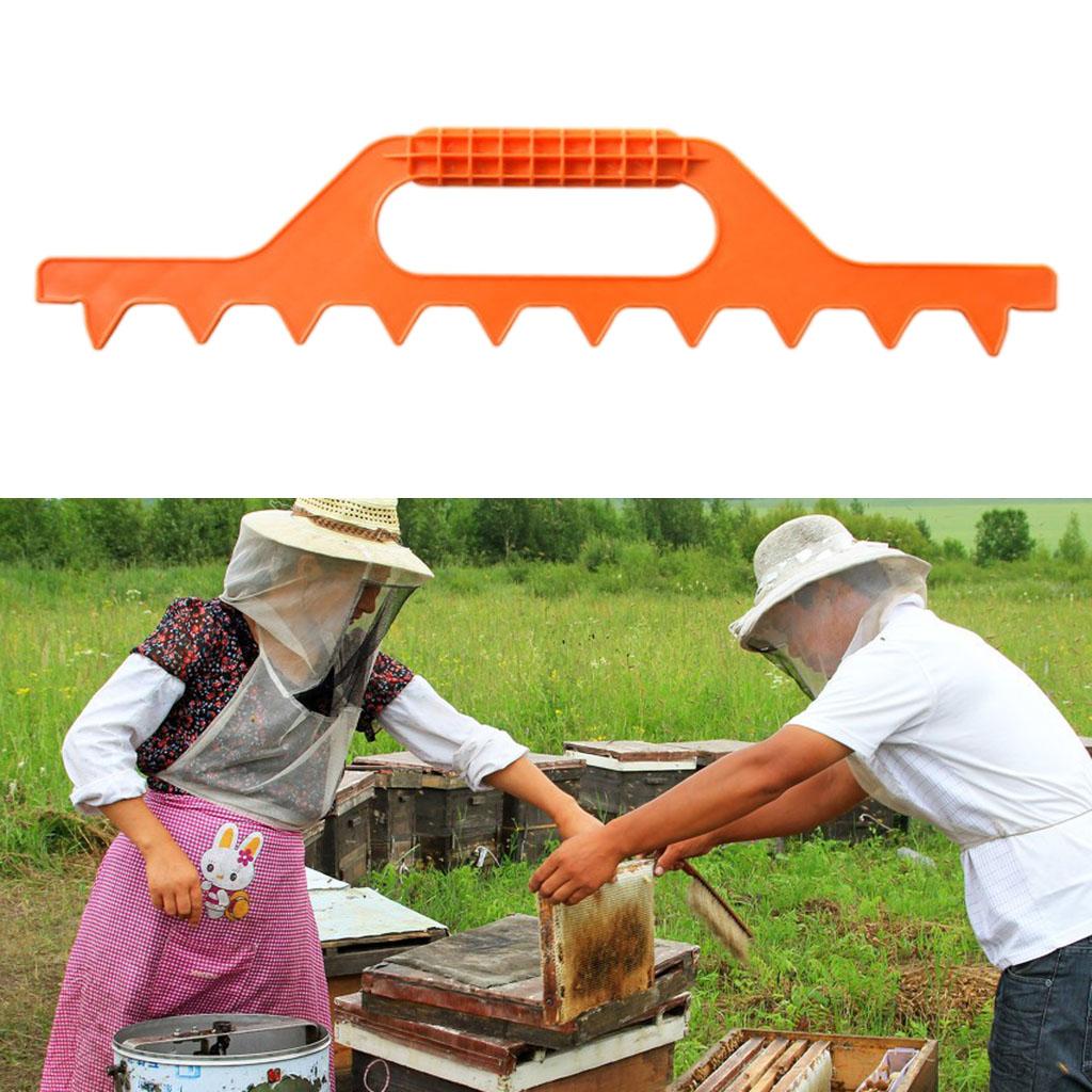 9 Frame Hive Spacer 9-tooth ranging rake Plastic Lightweight for Beehive