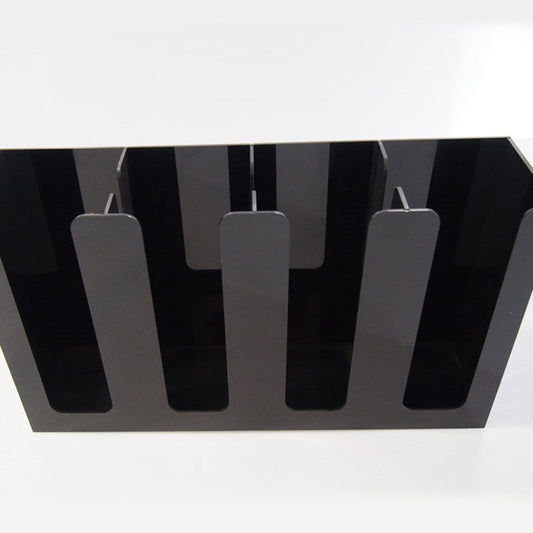 4 Compartments Coffee Cup Condiment Organizer Rack Cup Dispenser for Cafe