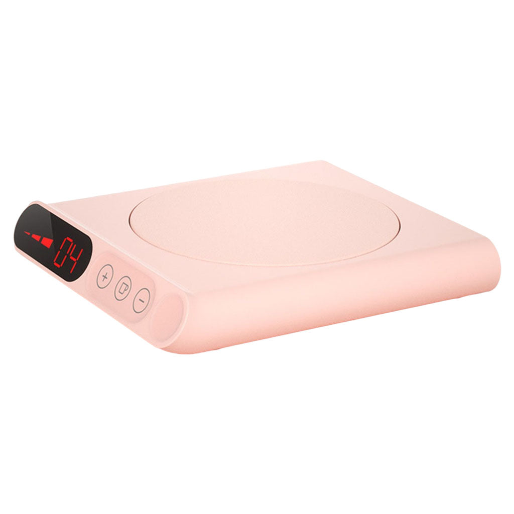 Portable 55 Degree USB 10W Smart Coffee Cup Mug Warmer Accessories Pink