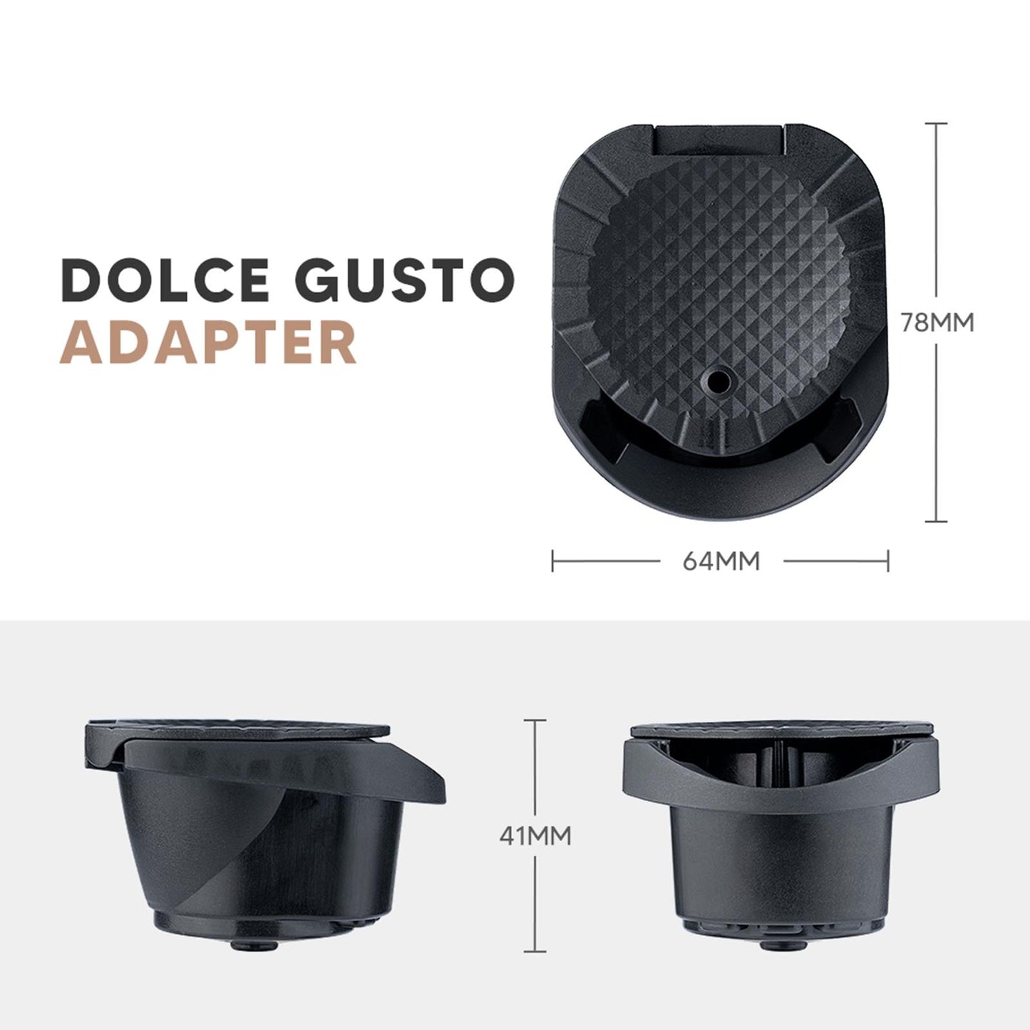 Portable Coffee Capsule Converter Refillable Espresso Machine for Home