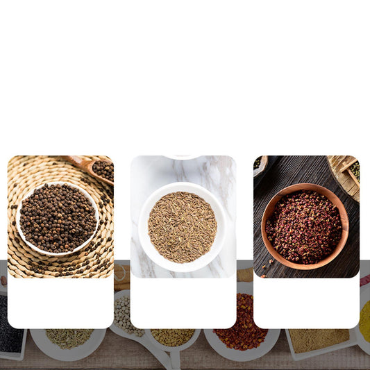 Wooden Salt and Pepper Grinder Pepper Shaker Sesame Spice Mill for Kitchen