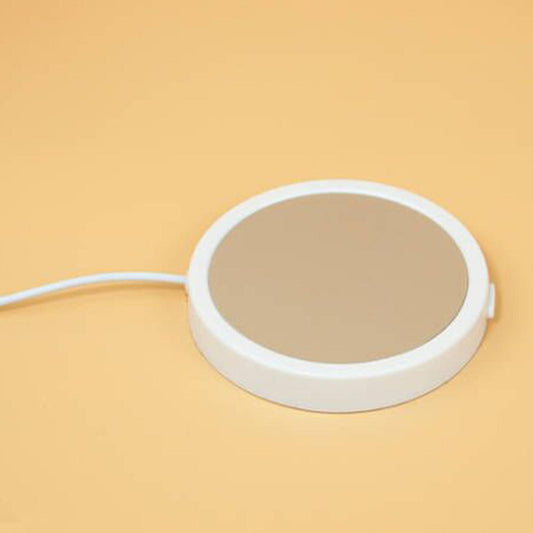 Electric Mug Warmer Desktop Beverage Keep Warm Drinking Cup Heating White