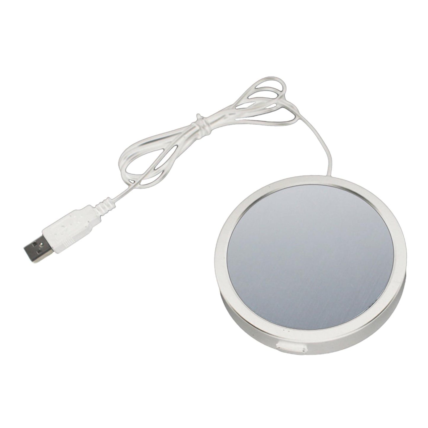 Electric Mug Warmer Desktop Beverage Keep Warm Drinking Cup Heating White