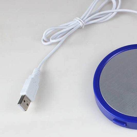 Electric Mug Warmer Desktop Beverage Keep Warm Drinking Cup Heating Blue