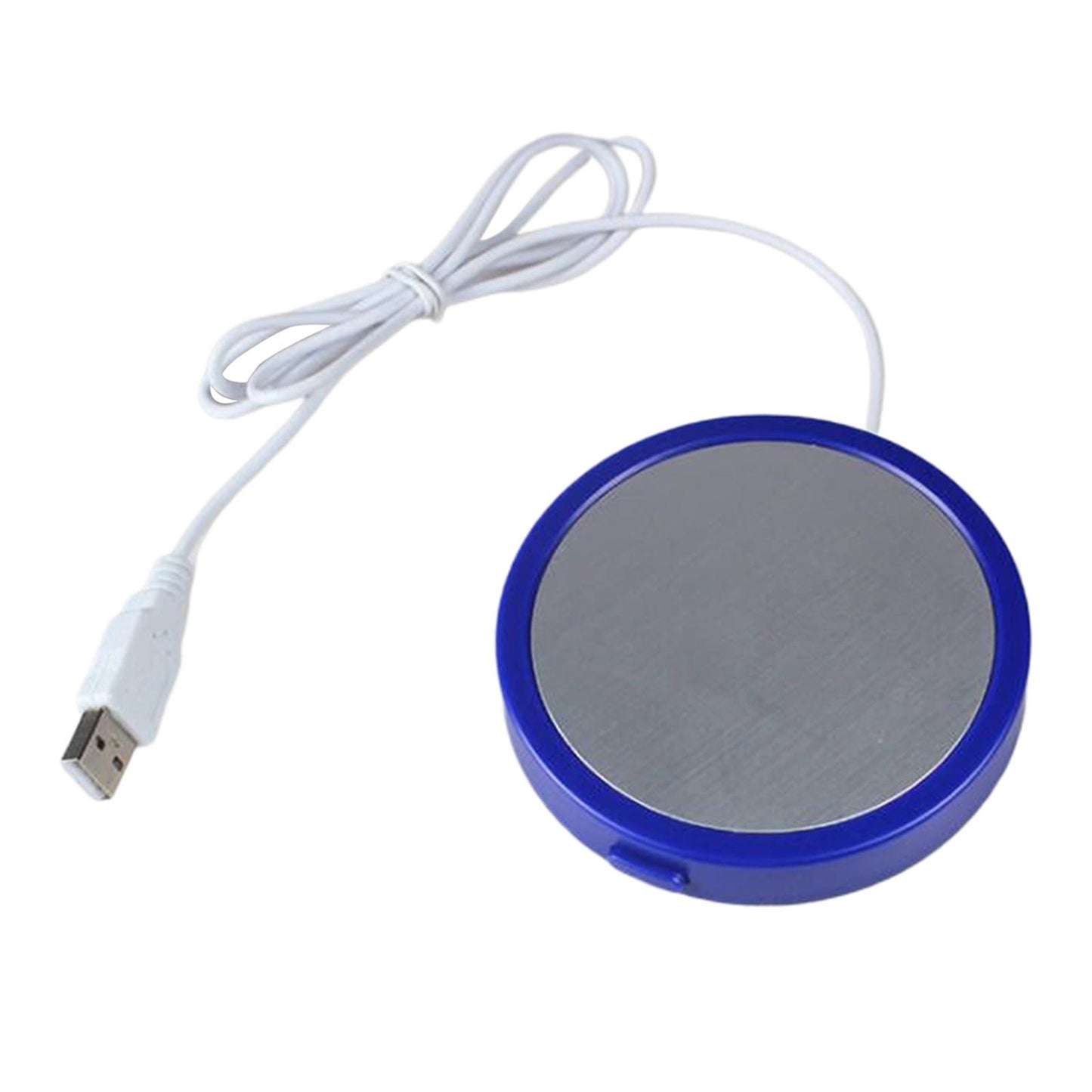 Electric Mug Warmer Desktop Beverage Keep Warm Drinking Cup Heating Blue