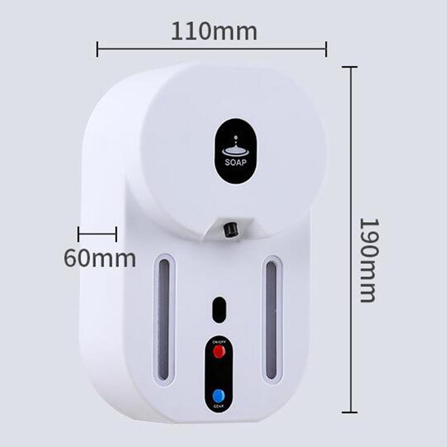 Touchless Soap Dispenser Automatic Handsfree Soap Dish Battery Liquid Type