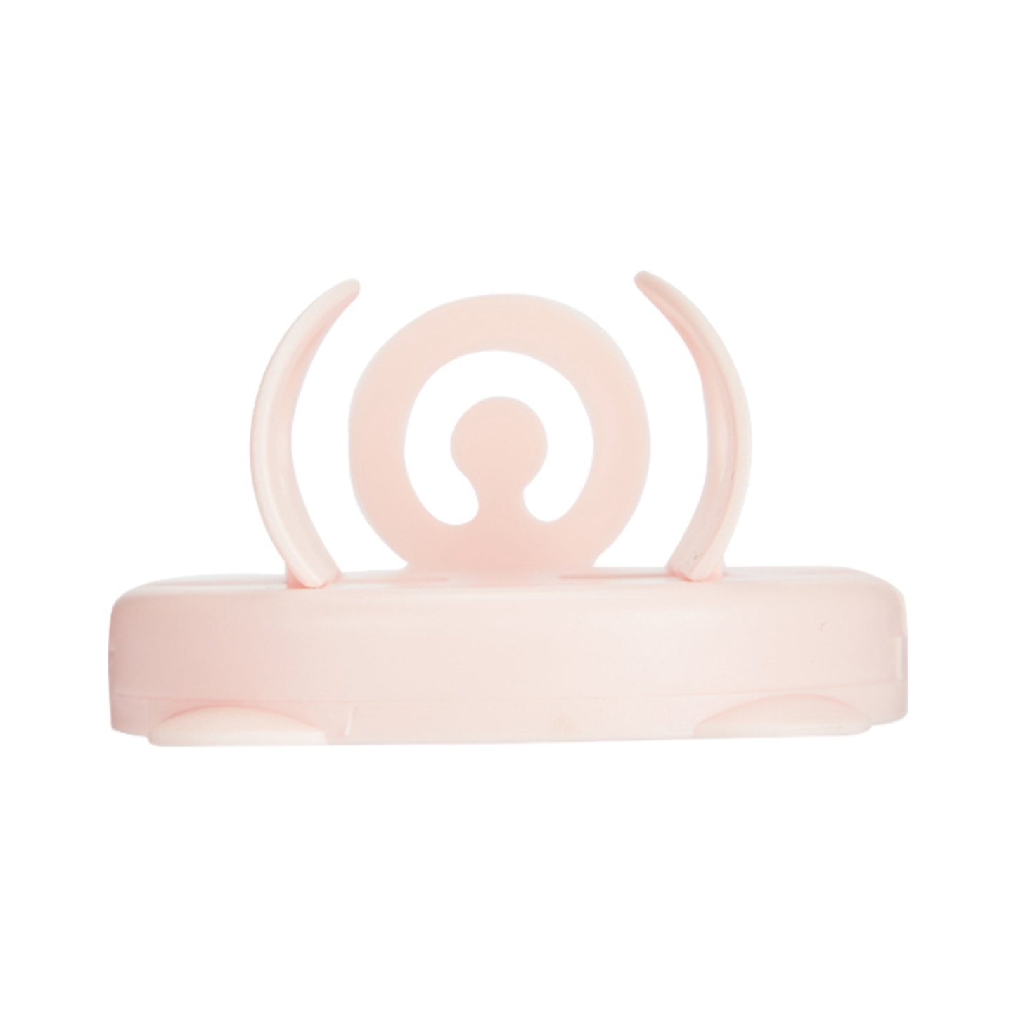 Multifunctional Wall Mount Wall Suction Type Toothbrush Holder for Bathroom pink