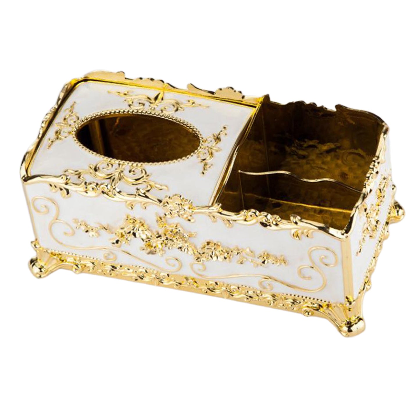 Elegant Tissue Box Cover Bedroom Napkin Case Phone Remote Controller Holder