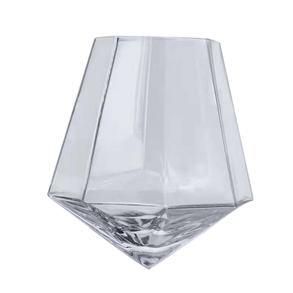 Crystal Octagonal Glass Lustre Elegant Brandy Diamond Octagonal Glasses