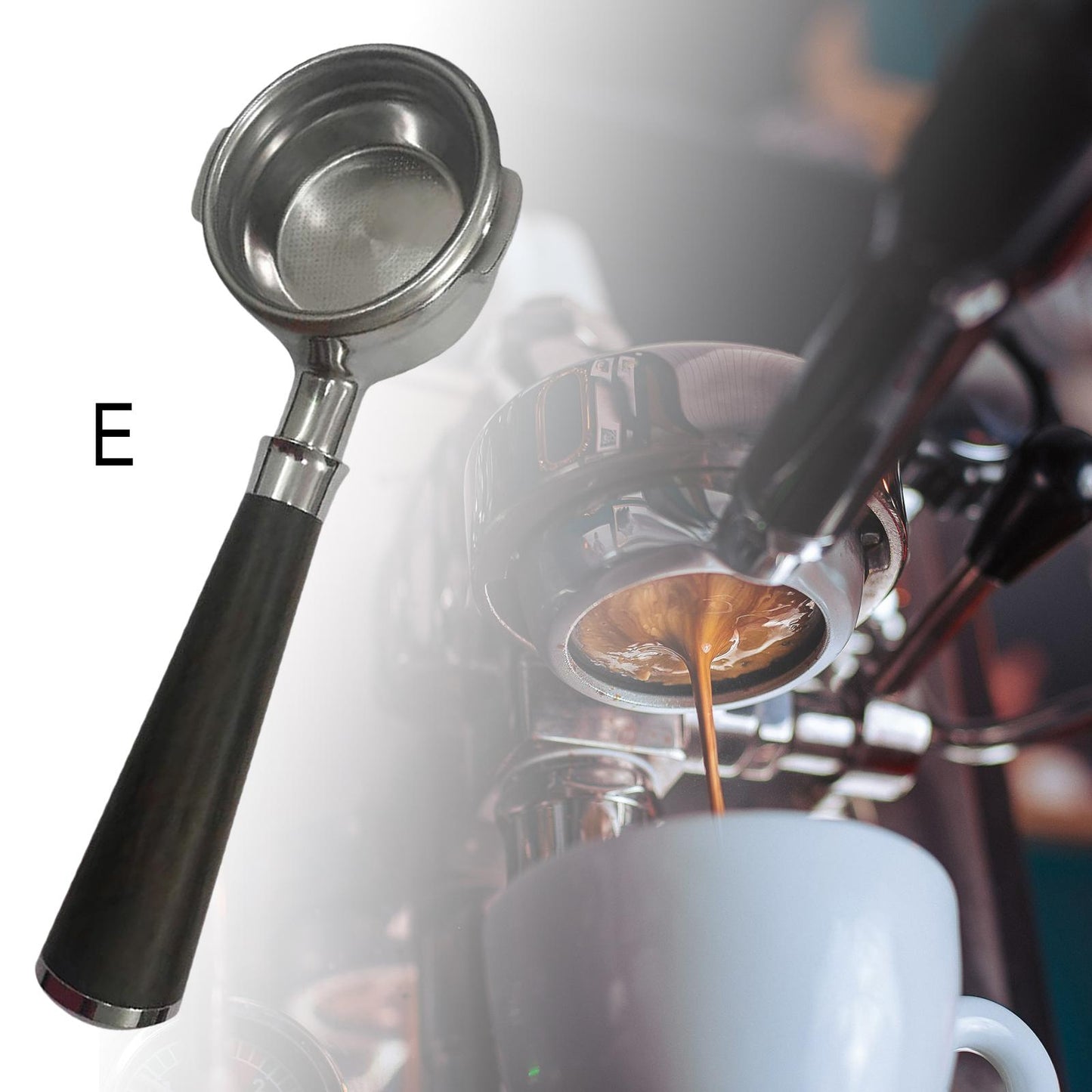 58mm Coffee Bottomless Portafilter Filter fits for Breville BES920 980 E