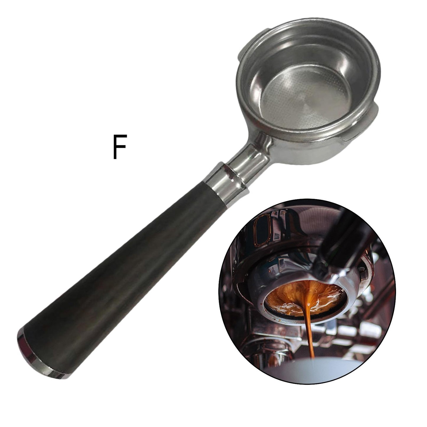 58mm Coffee Bottomless Portafilter Filter fits for Breville BES920 980 F