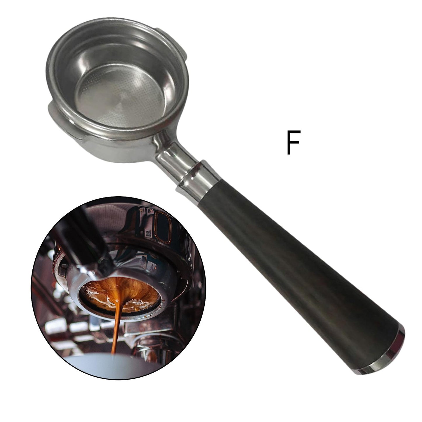 58mm Coffee Bottomless Portafilter Filter fits for Breville BES920 980 F