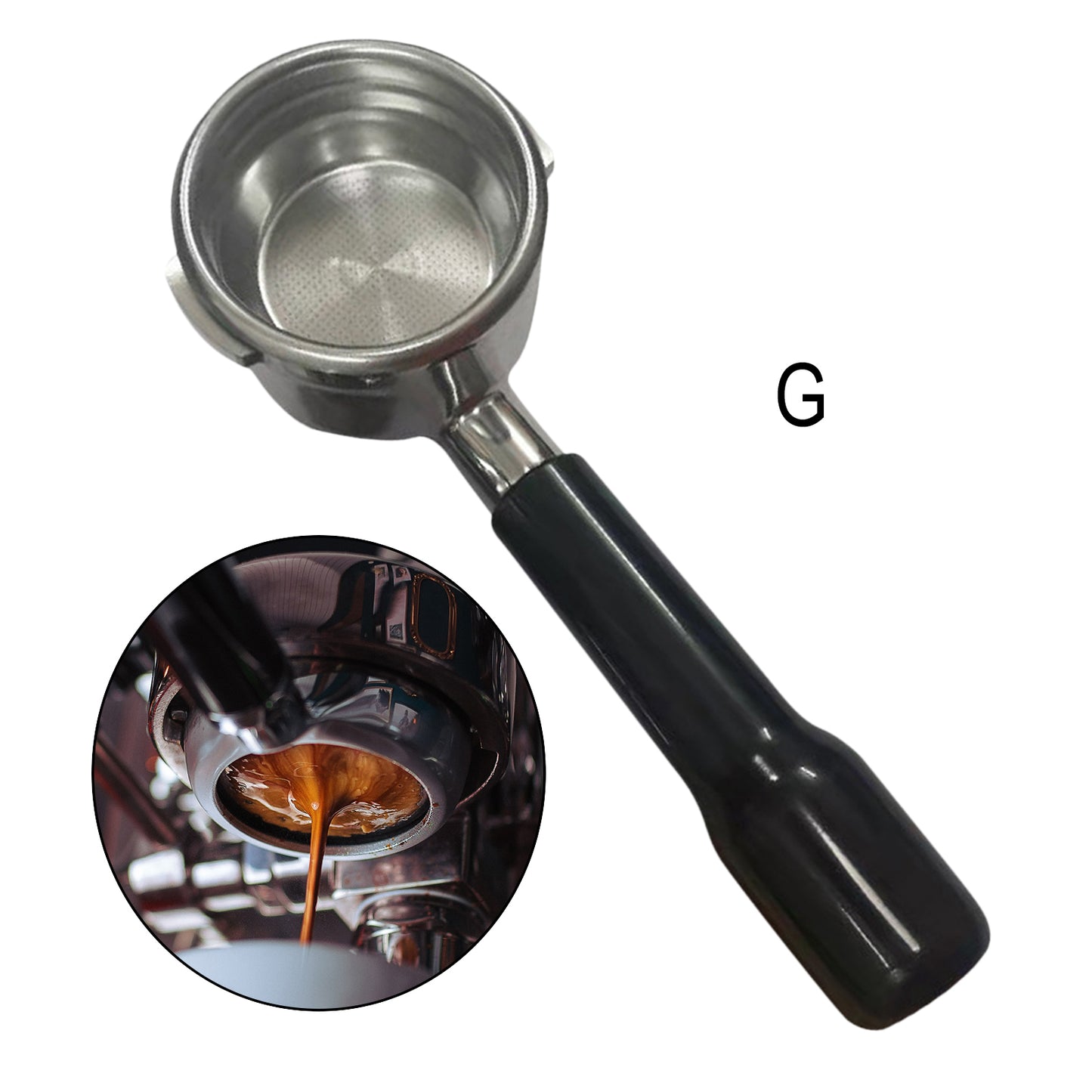 58mm Coffee Bottomless Portafilter Filter fits for Breville BES920 980 G