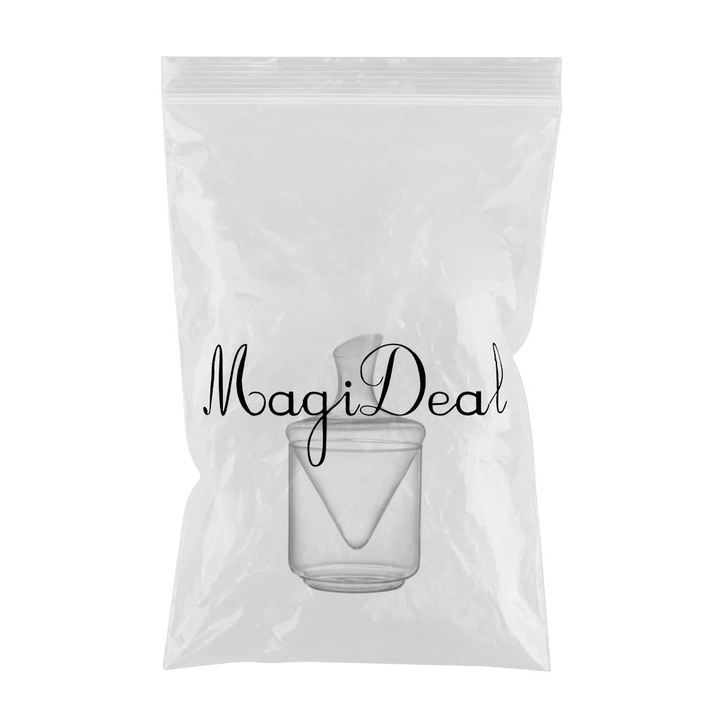 Glass Decanter High Transparent Drinks Parties Oblique Mouth Great Present