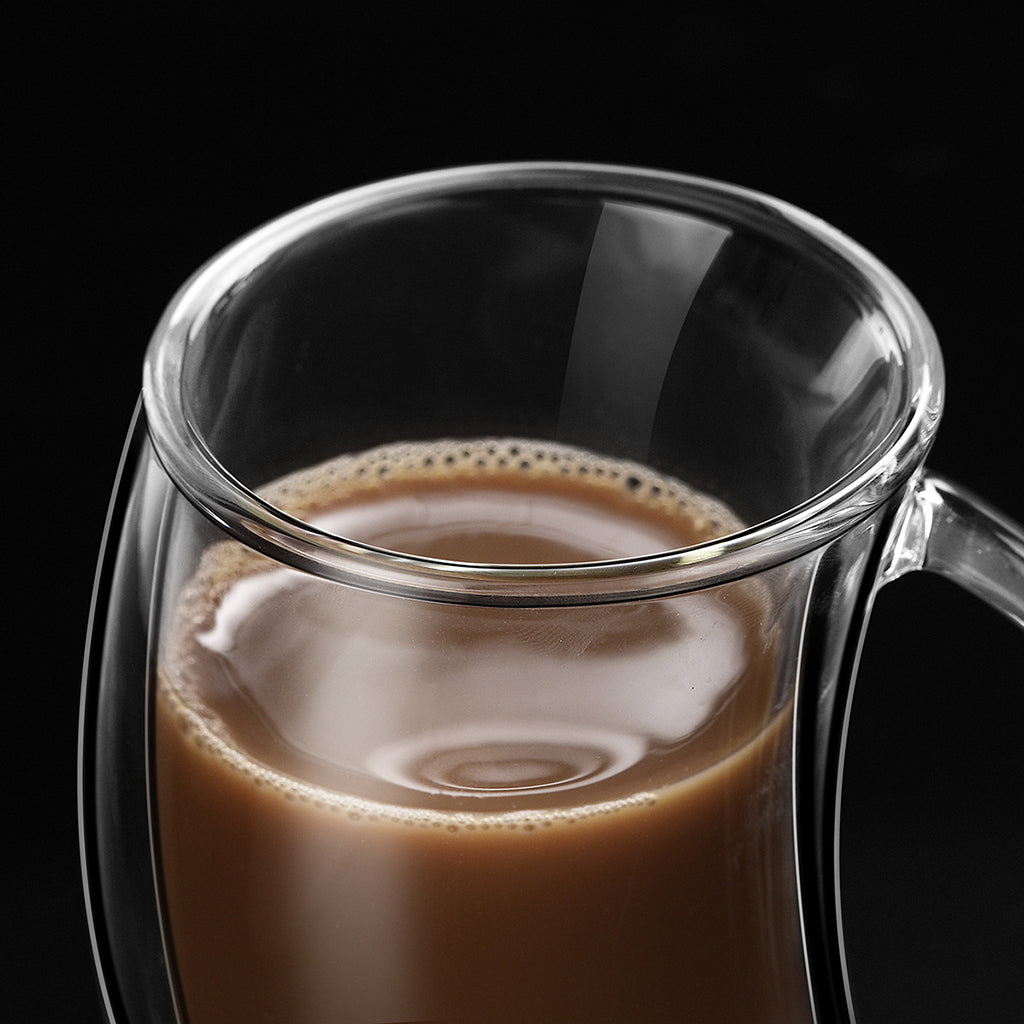 Double Shot Glass Cup Drinkware Heat Resistant Macchiato Coffee Cup