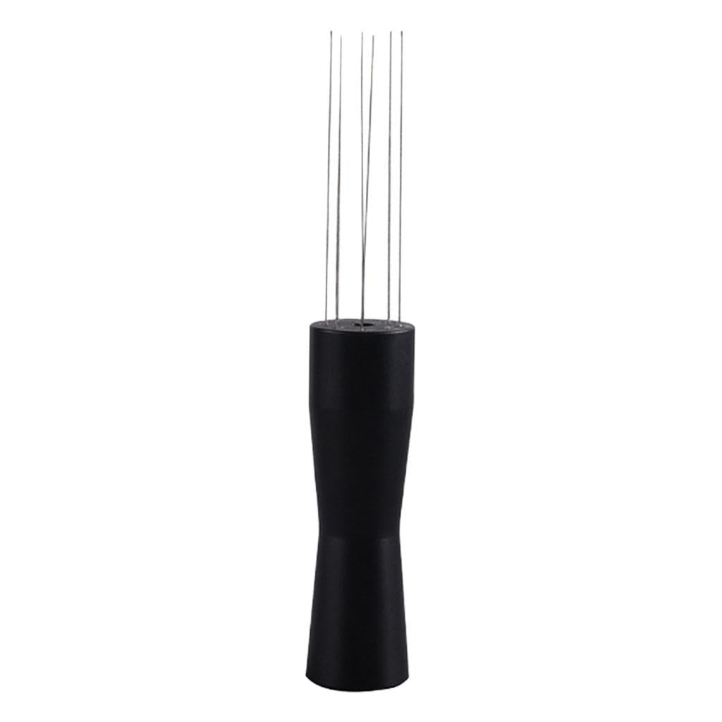 Needle Style Coffee Tamper Distributor Espresso Hand Stirrer Tool Black